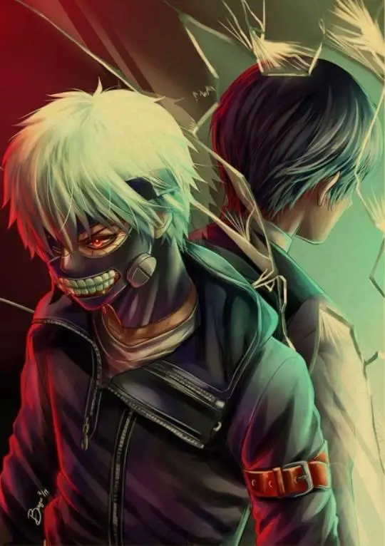 

5D DIY Diamond Painting Japanese Anime "Tokyo Ghoul" Art Painting Bar Decoration Home Decoration Modern Style Gift