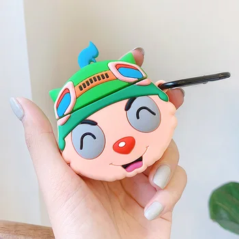 

Cute For AirPods Apple Case 3D Cartoon Legends League Teemo Headphone Cases For Airpods 1 2 Silicone Case Protector Cover Coque