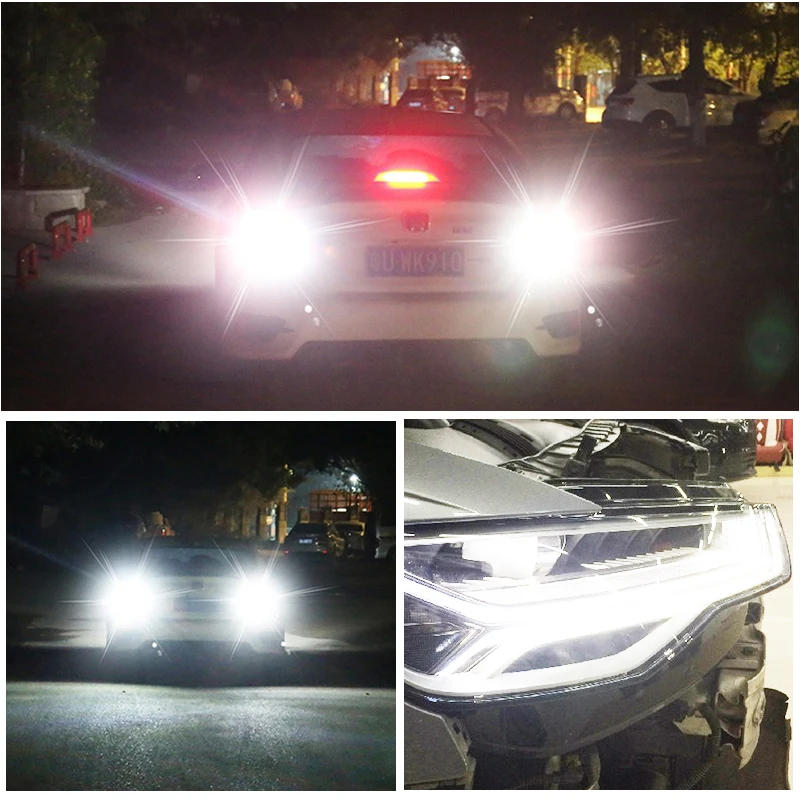 LS светильник 2 шт. BAY15D 1157 белый 1156 BA15S W21W 7440 T20 светодиодный 3030SMD автомобильный