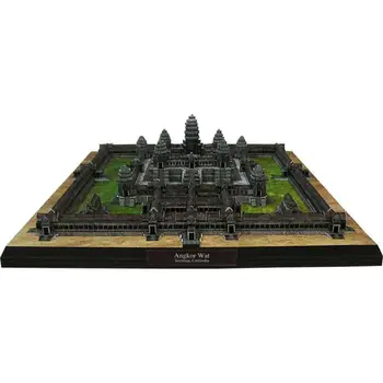 

Cambodia Angkor Wat 3D Paper Model World Diecast Scale Famous Historical Architecture Building Paper Model Manual DIY Collection