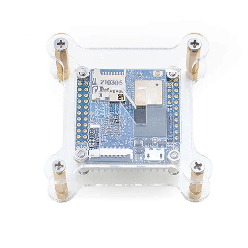 

Прозрачный акриловый чехол с кронштейном для NanoPi NEO/NEO2/NEO Air NP009