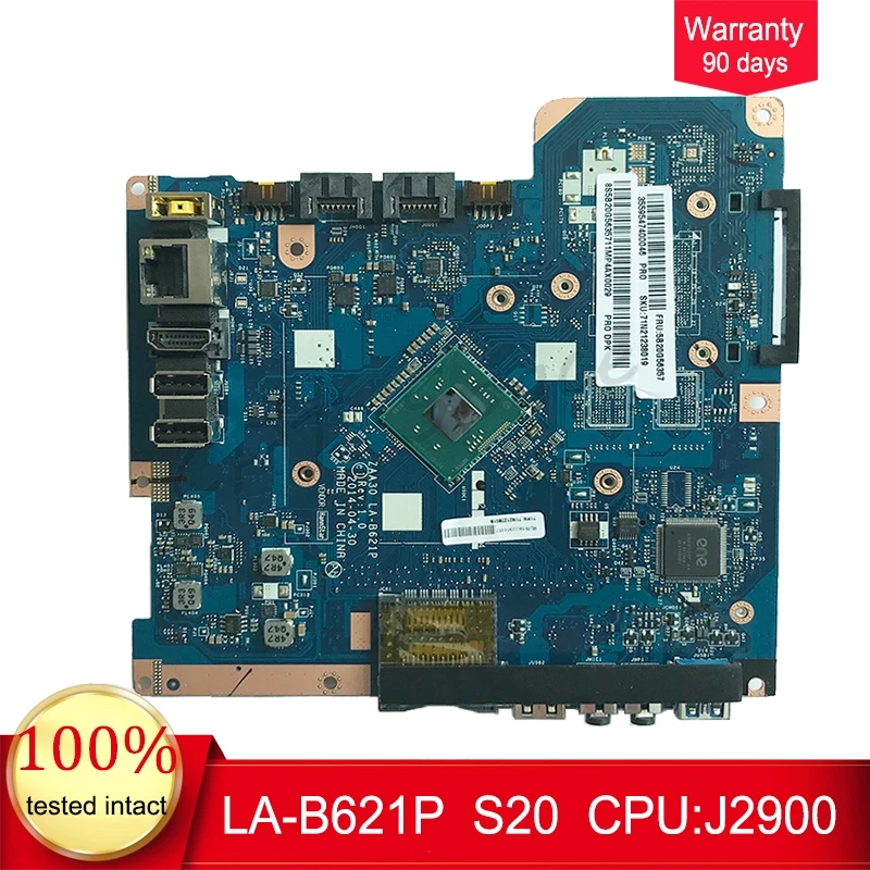

ZAA30 LA-B621P For Lenovo S20 S2000 Motherboard FRU 5B20G56357 SR1US J2900 100% test intact