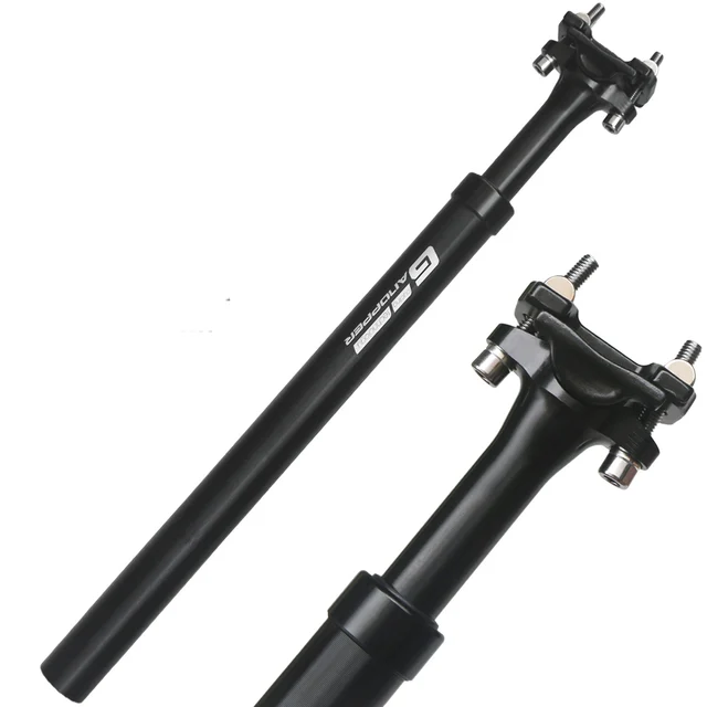 PROMAX 28mm X 12 Suspension Seatpost – MTB/ATB Bike Saddle, Micro Adjust, Silver (Slight Marks)-757635