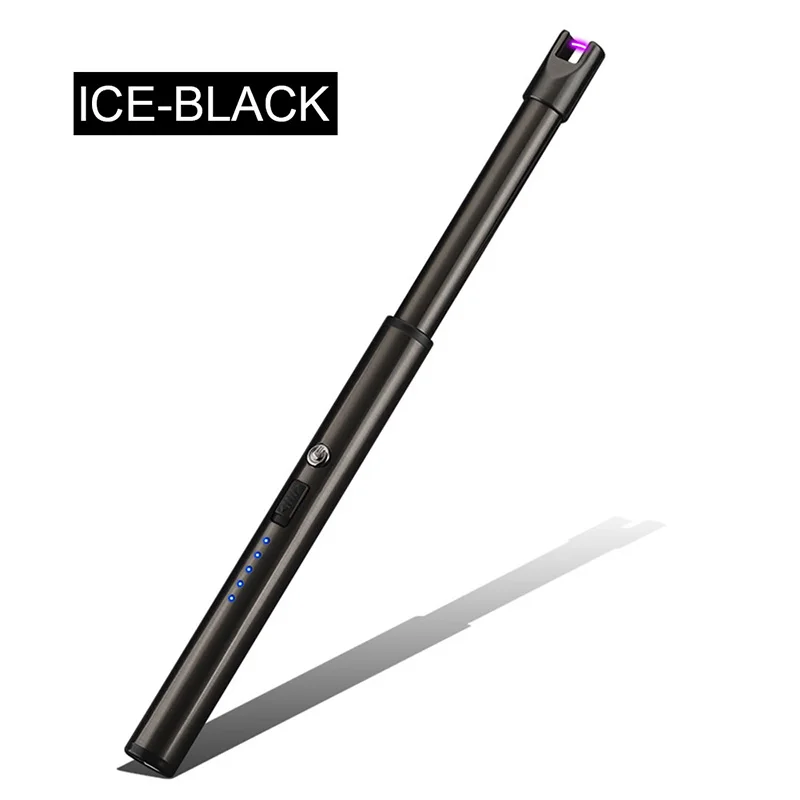 ice black Электронный кухонный светильник, зарядка дуги, воспламенитель, газовая плита, импульсный для дома, кухни, стержень зажигания, природный газ - Цвет: ice black