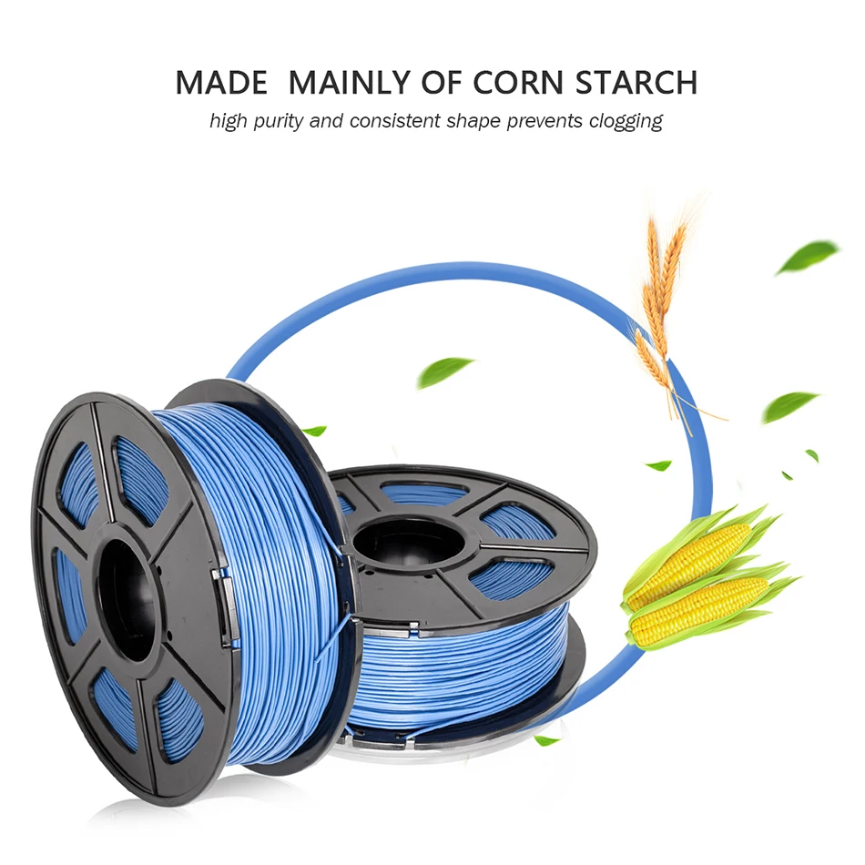 3D Printer Filament PLA Filament Glow In Dark 1.75MM 1kg Spool Low Shrinkage 3D Printing Filament For Children Scribble