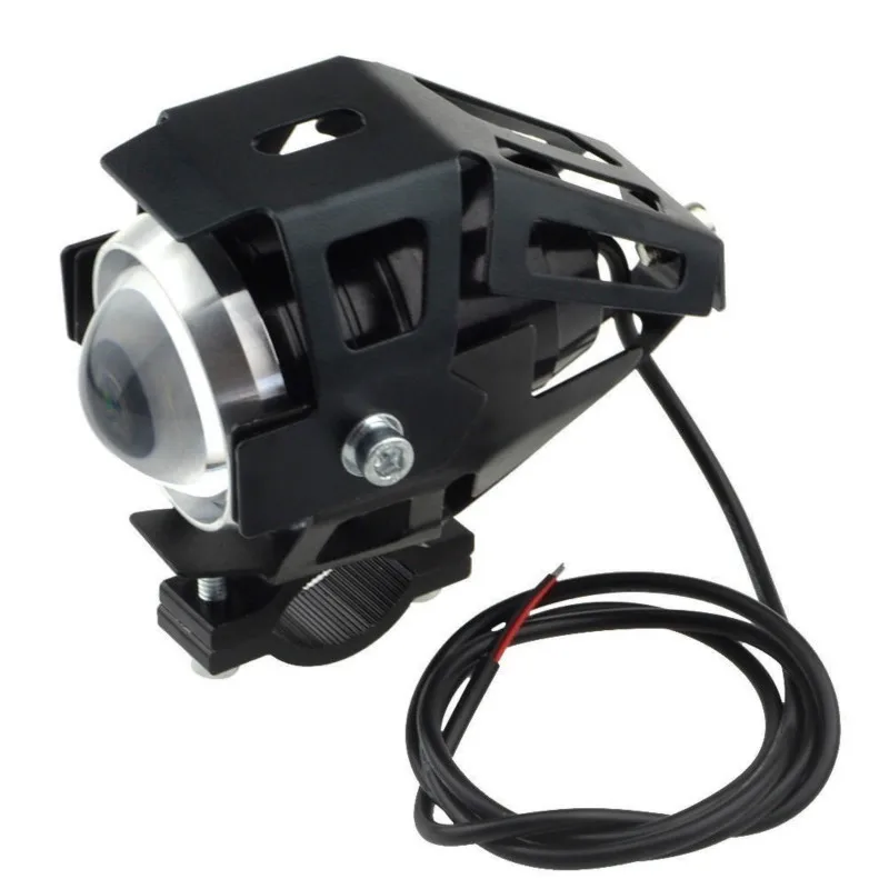 Белый/Черный Низкий Луч мото rcycle фары вспомогательная лампа U5 led мото rbike прожектор аксессуары 12 В мото фары