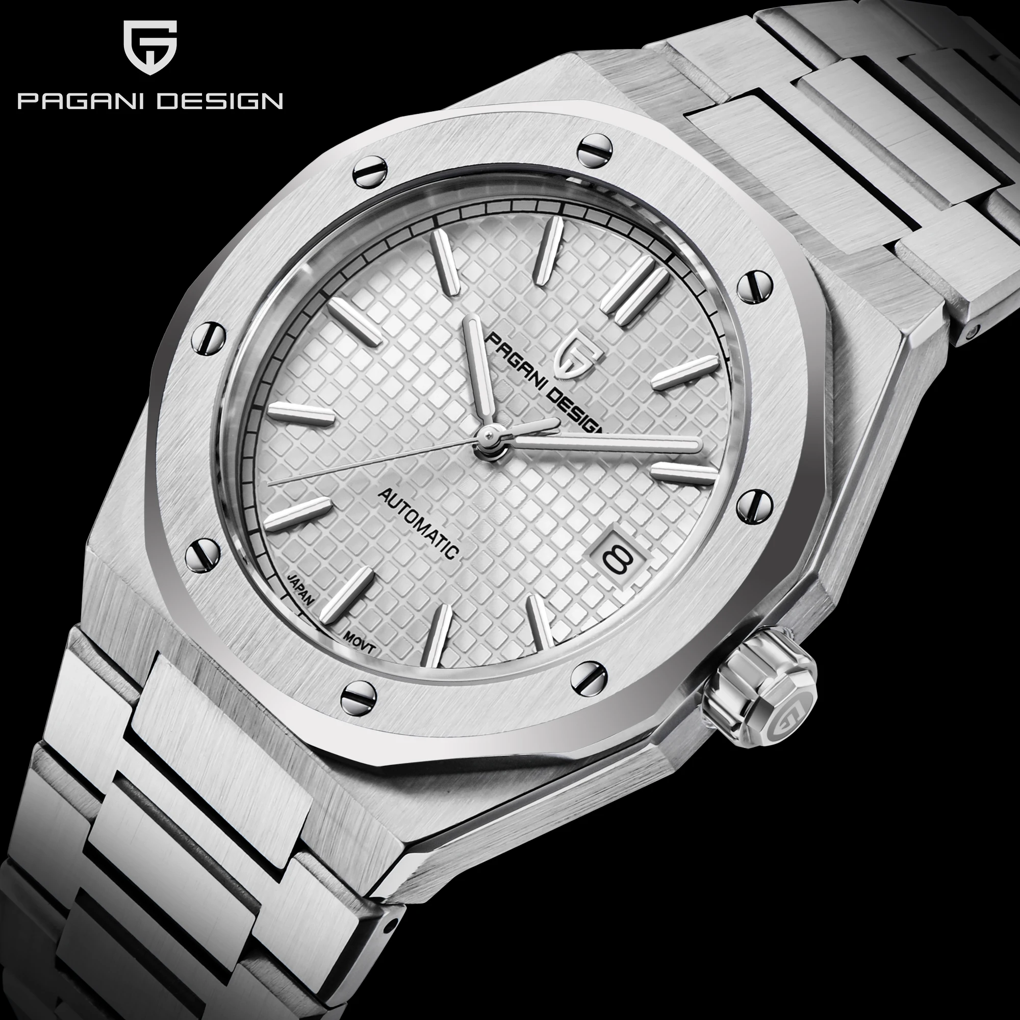 PAGANI DESIGN New 2021 Men's 40mm Stainless Steel Clock Seiko NH35A Automatic Date 100m Waterproof Wristwatch Relogio Masculino PAGANI DESIGN New 2021 Men's 40mm Stainless Steel Clock Seiko NH35A Automatic Date 100m Waterproof Wristwatch Relogio Masculino