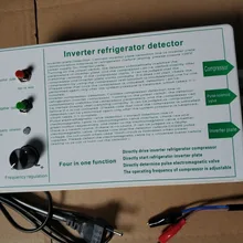 Angielska wersja inwerter sprężarka do lodówki detektor Tester lodówka Repair Tool wykrywanie elektrozaworu pulsacyjnego
