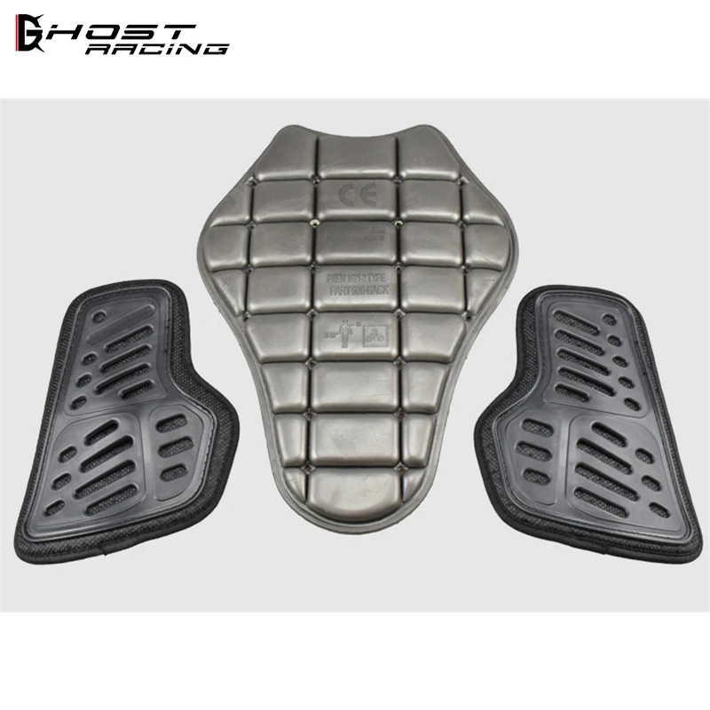

GHOST RACING CE Motorcycle Body Armor Safety Moto Back Protector Chest Protector Motorcycle Jacket Protective Gear Armor