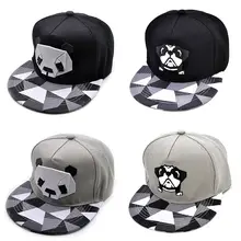 Спорт на открытом воздухе Мальчики Девочки Мода хип хоп шляпа шоу представление шляпа милый мультфильм плоская сторона солнцезащитный экран регулируемая крышка