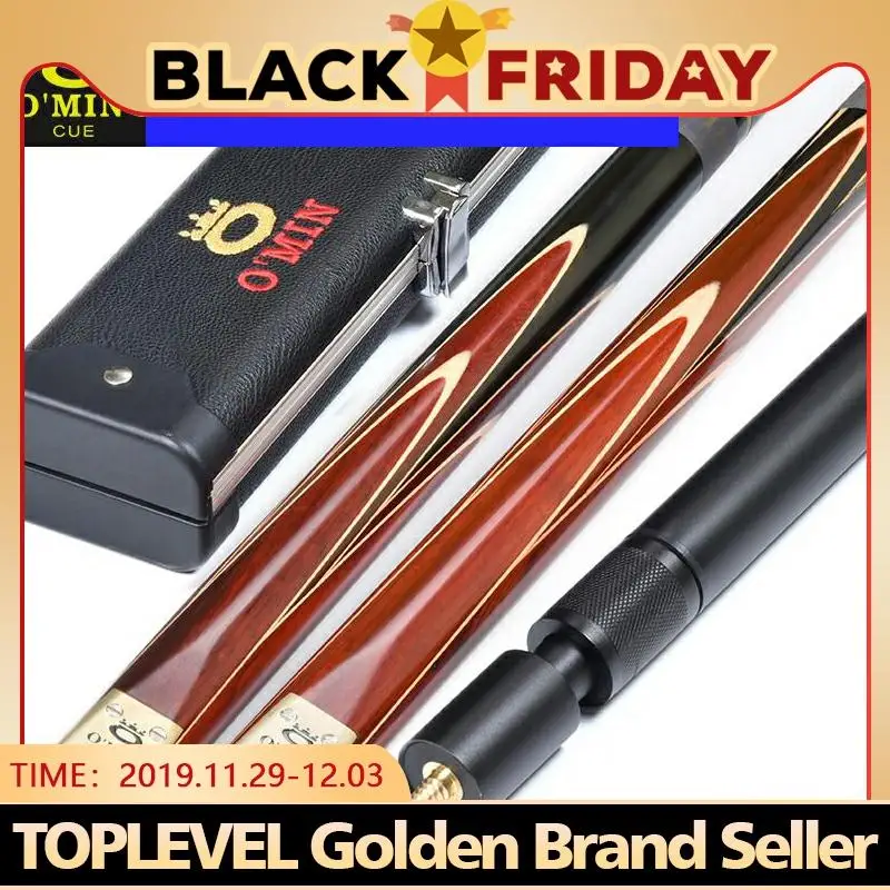 

2019 O'MIN Tulip 3/4 Piece Snooker Cue with Case with Extension One Piece Snooker Cue with Case 10mm Tip Billiard Cue Stick