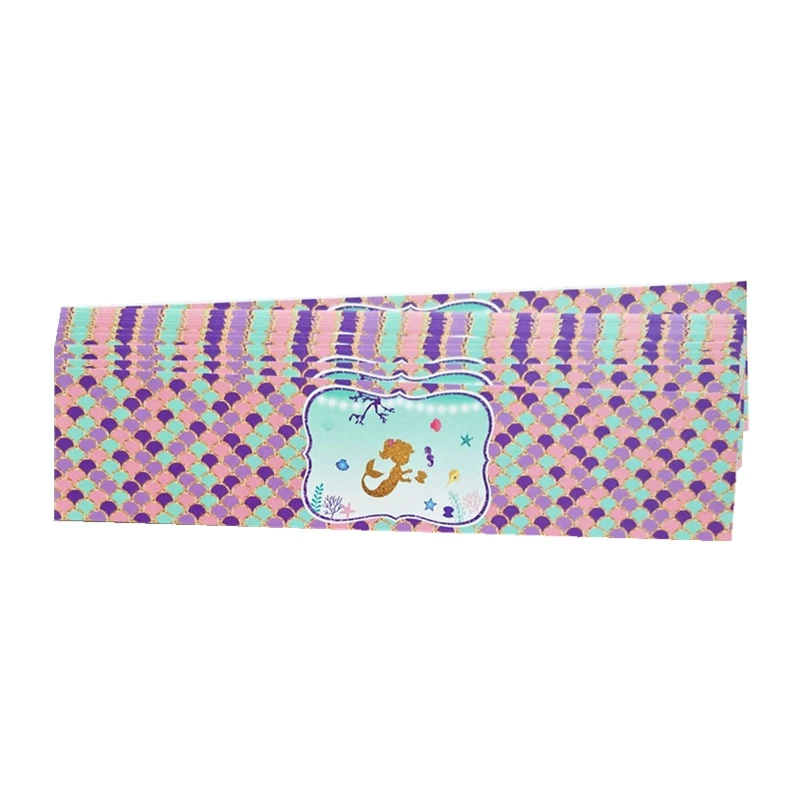 

12pcs/lot The Little Mermaid theme water bottle labels The Little Mermaid stickers candy bar decorations water bottle stickers