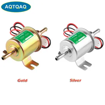 

1Set 12V Electric Fuel Pump Gas Inline Universal Low Pressure HEP-02A for Motorcycle Carburetor Lawn Mower