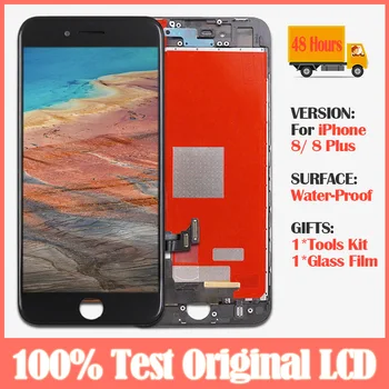 

Original LCD Display for iPhone 8 i8+Plus LCD Display +Touch Screen Digitizer Replacement For iPhone8 LCD Parts+glass film