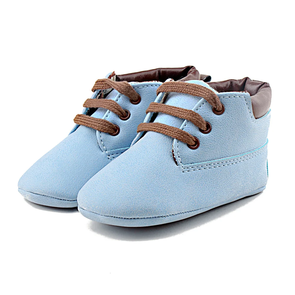 

2019 Fashion Newborn Boots Infant Baby Boys Girls Crib Shoes Baby Moccasins PU Leather Non-Slip Outdoor Sports Boots