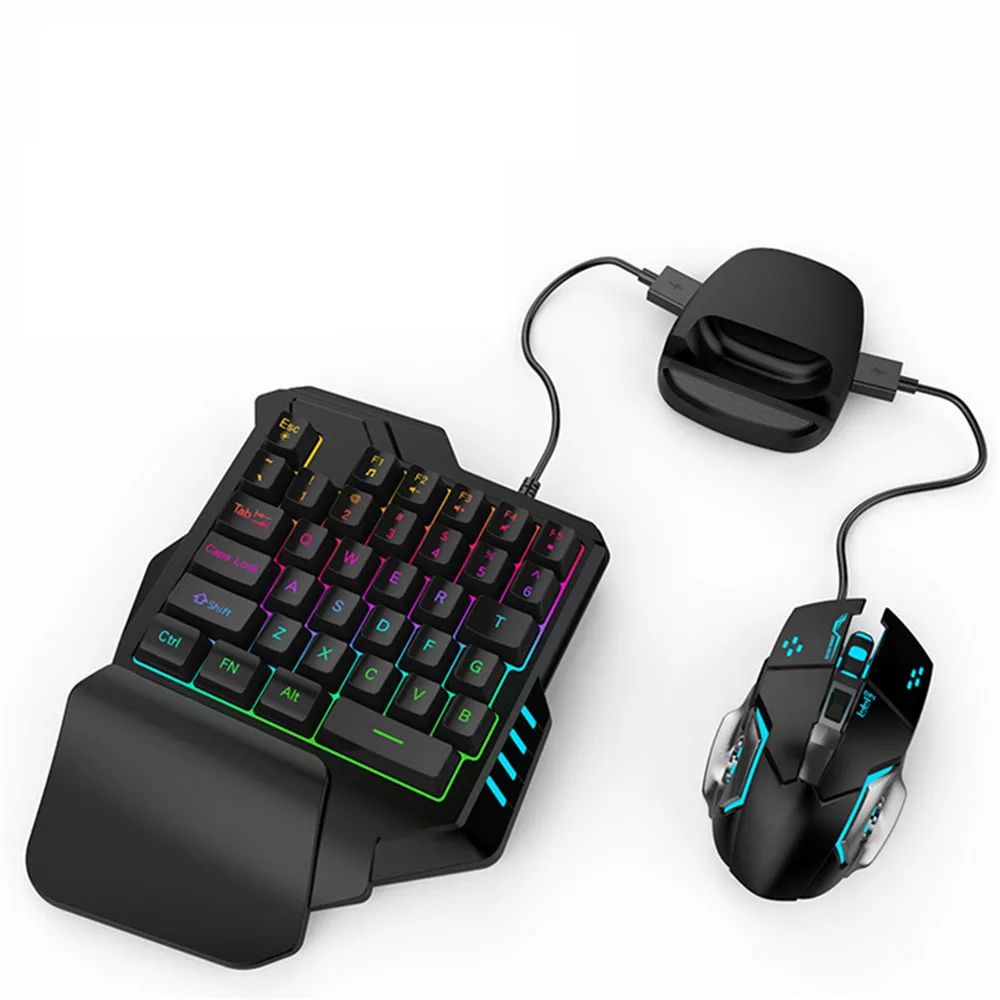 For PUBG Phone Gamepad Controller Gaming Keyboard Mouse Converter IOS Android to PC Game Holder Cooling Fan | Электроника