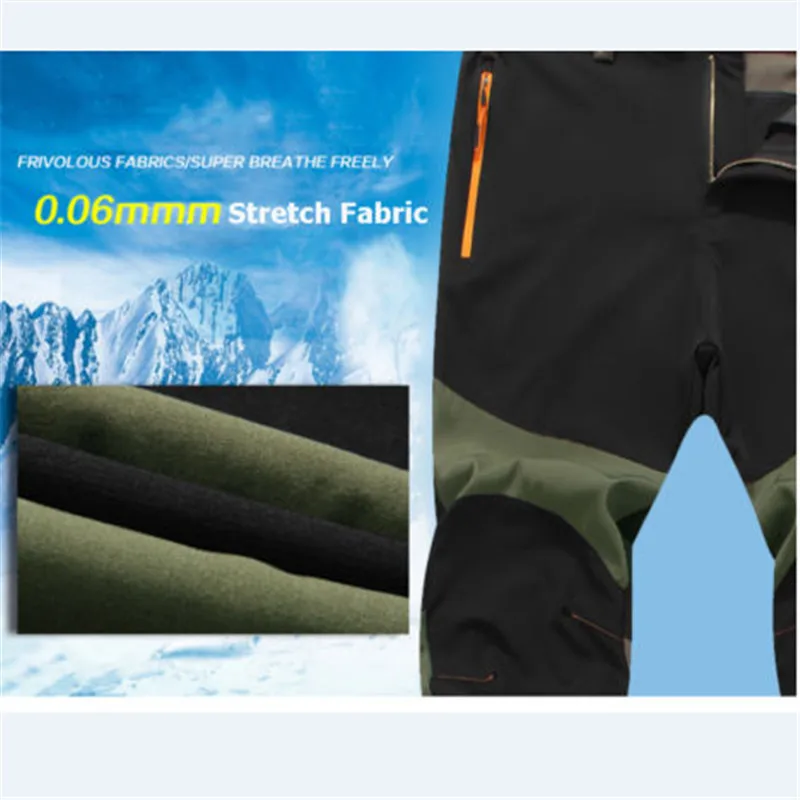 Размер L до 4XL плюс размер мужские походные длинные штаны быстросохнущие Походные штаны для улицы съемные Походные штаны Мужские дышащие альпинистские штаны