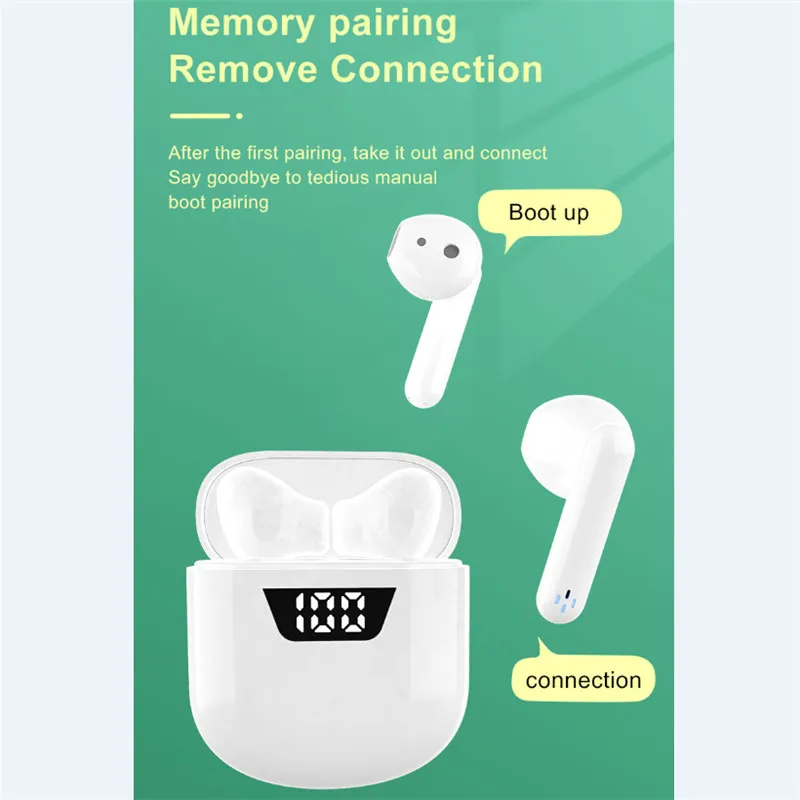 Tws Wireless Headphones Earphone Bluetooth 5 0 Headset HiFi Dual Stereo Mini Touch Sports Wireless Earbud For iOS Android