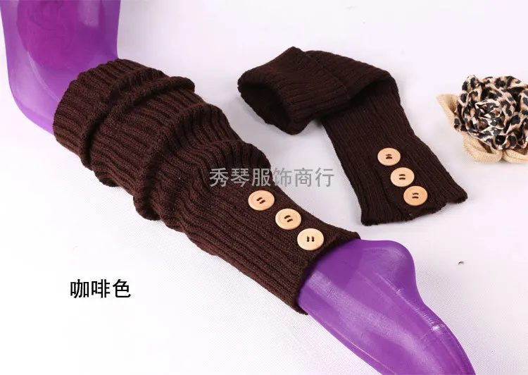 AliExpress, стиль, 3 шт., носки с пуговицами, вязаные, теплые, стильные, вязаные носки