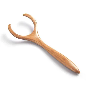 

XMT-HOME Natural bamboo tea cup holder tongs wooden clip kung fu tea accessories