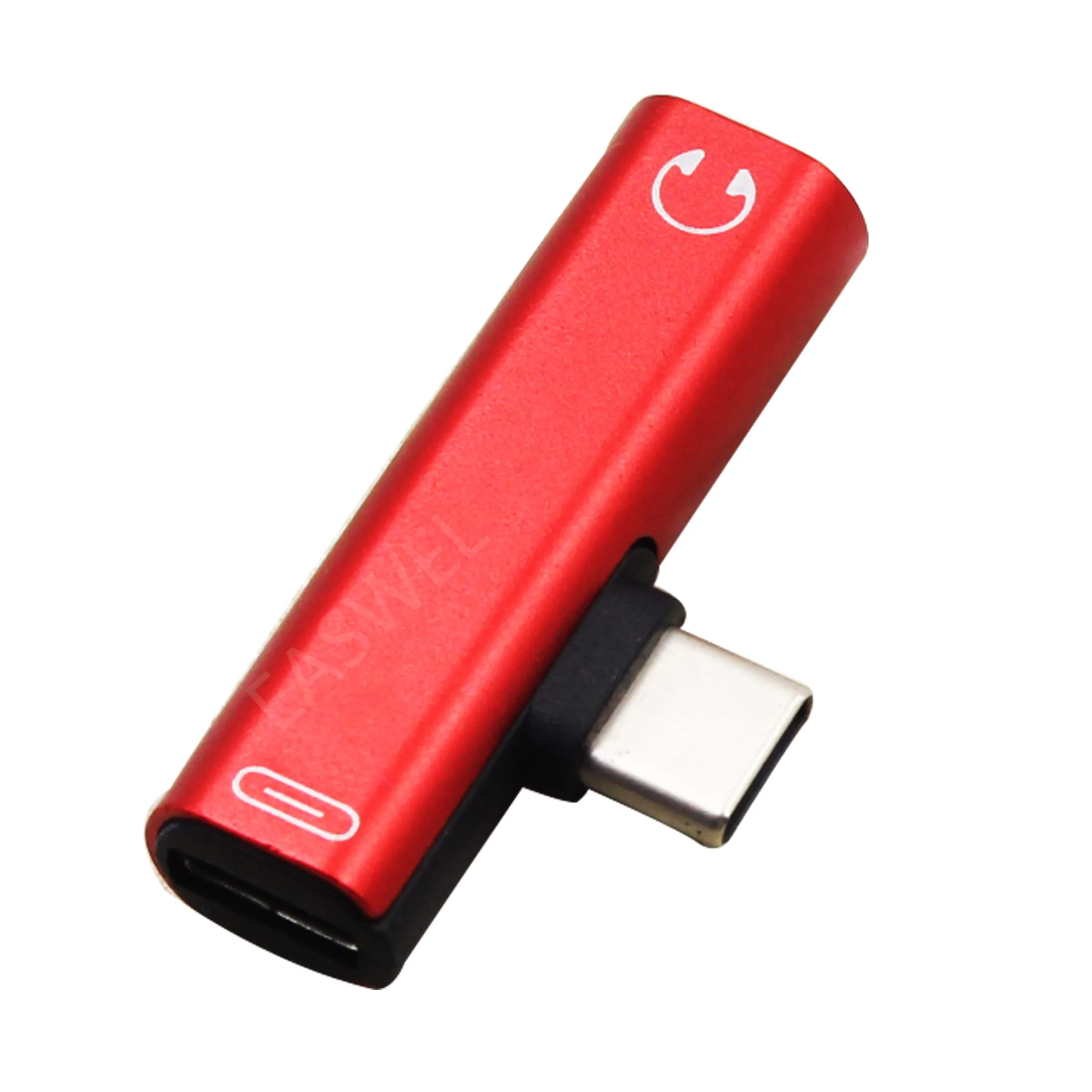 2 в 1 Тип C USB 3,1 мужчин и 2 женщин аудио зарядное устройство переходник сплиттер наушники для BlackBerry Motion Blackview A9 Pro S8 BV7000