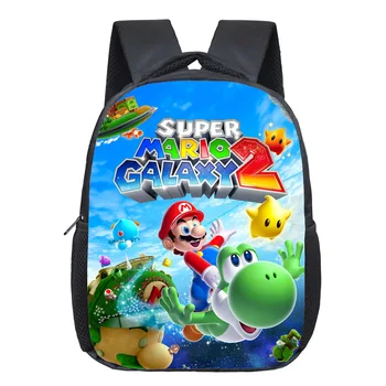 

2019 Cartoon Mario/Sonic Print Backpack Children School Bags Toddler Backpack Kids Kindergarten Bag Children Book bag Best Gift