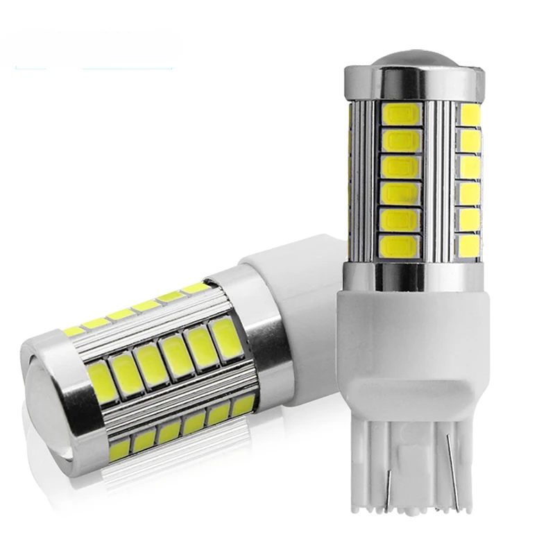 1pcs T20 W21/5W 7443 W21W 5630 33SMD LED Car Brake Light White Red Yellow DC 12V 800LM Turn Reverse Lamp Car Accessories