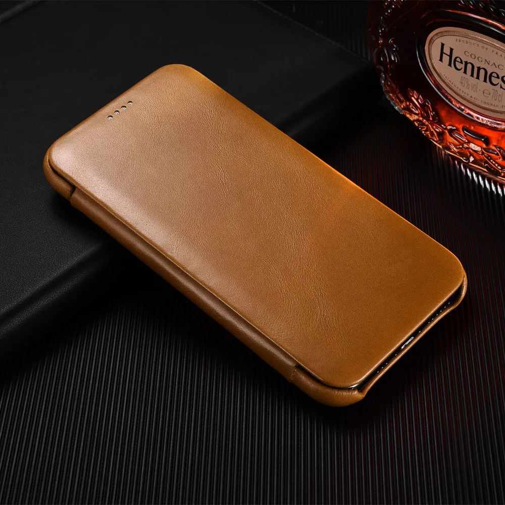 Роскошный классический винтажный чехол iCarer из натуральной кожи для iPhone 11 Pro Max, противоударный чехол для iPhone 11 Pro