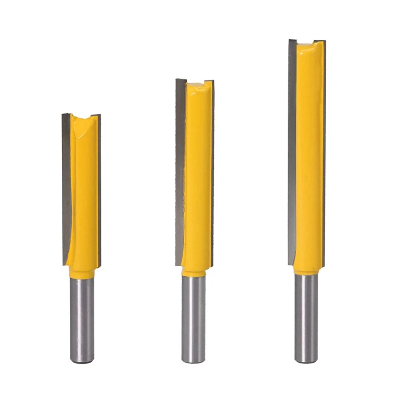 

HLZS-8Mm Shank Trim Router Bit With Bearing For Wood Template Pattern Bit Tungsten Carbide Milling Cutter For Woodworking Millin