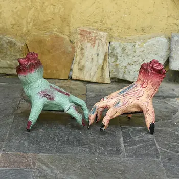 

Voice Activated Electric Crawling Hand Toy Creepy Realistic Fake Broken Hands Halloween Decorations April Fools' Day Supplies H