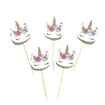 

24 Pcs/Set Unicorn Cake Insert