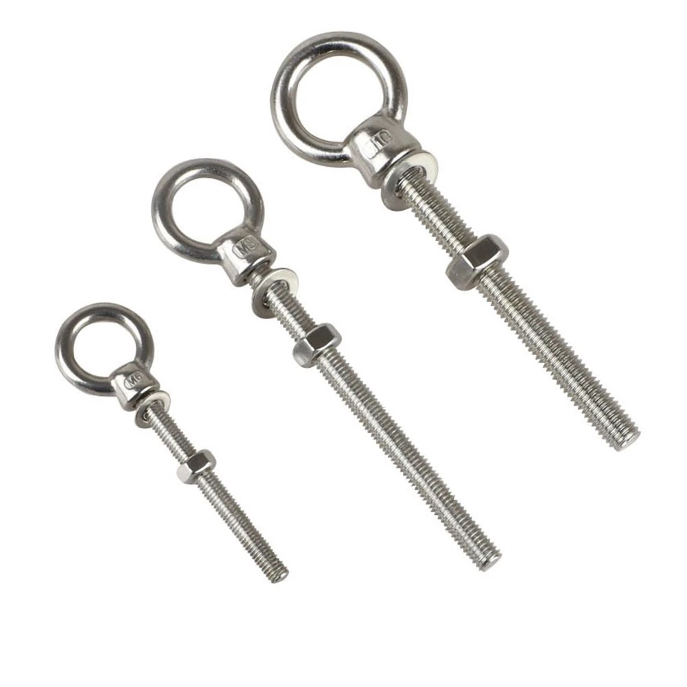 4 Pieces Stainless Steel 316 Lifting Eye Nut M8 Marine Grade 8mm US Stainless 4 Pieces Stainless Steel 316 Lifting Eye Nut M8 Marine Grade 8mm US Stainless