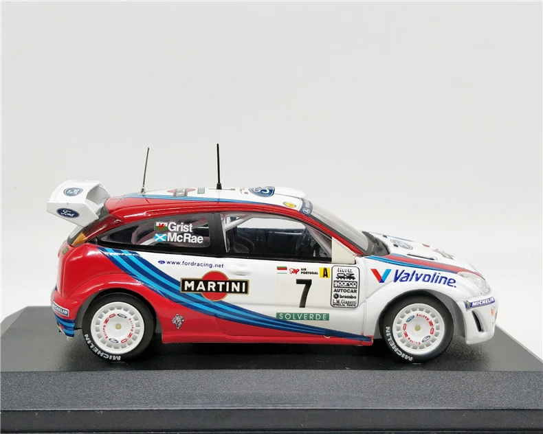 IX O 1:43 Ford WRC N. GRIST 1999 эксклюзивные игрушки из сплава для детей, детские игрушки, модель, подарок, оригинальная коробка