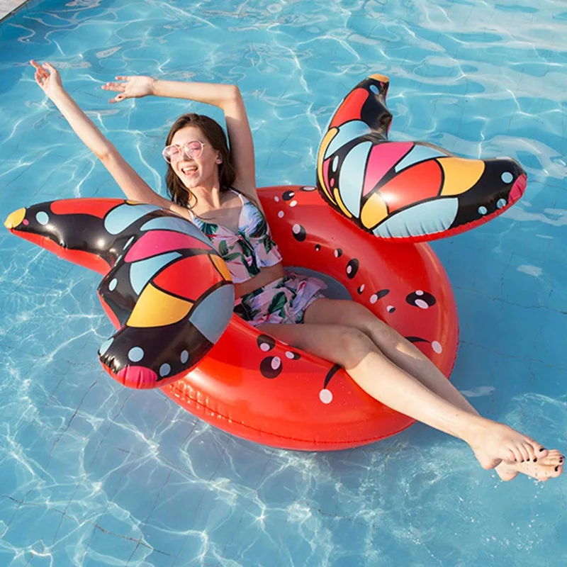

Butterfly Swimming Ring Pool Toy Float Water Sports Inflatable Raft Tubes toys For Kids Adults Play Swimming Pool Accessories