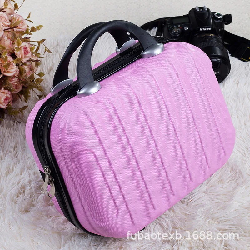 

14-Inch Korean-style Makeup Bag ABS Mini Hand Bag Cute Storgage Bag Logo Printing