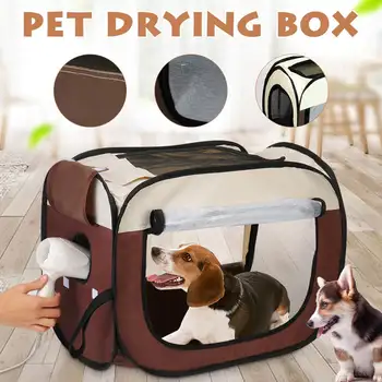 

Multi-function Breathable Mesh Pet Cat Drying Box Bath Blow Dry Hair Blowing Case Pet Bed Soft Dogs Cats House large capacity