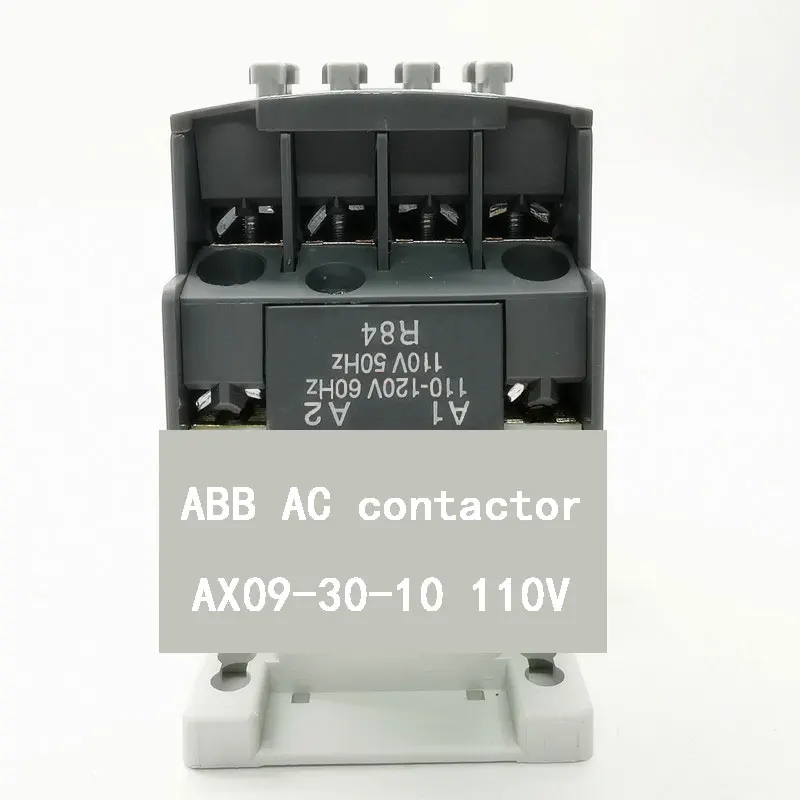 ABB AC Контактор AX09-30-10 AX12-30-10 AX18-30-10AX25-30-10 110V24V9A12A18A25A основной contact3NOAuxiliary contact1NO