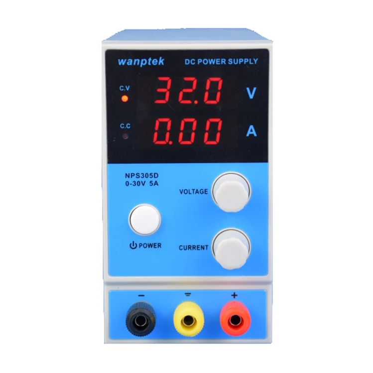 2 PCs NPS305D 3010D 605D 1003D 3 digit Mini DC Power Supply 30V 5A Regulator Adjustable Digital Display Laboratory Switch Test