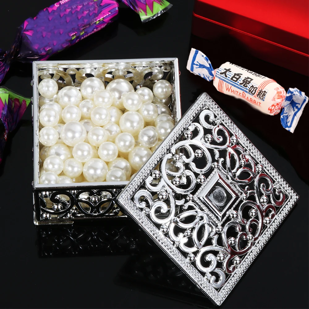 Новинка ретро органайзер для безделушек сувенир пластиковая прозрачная коробка