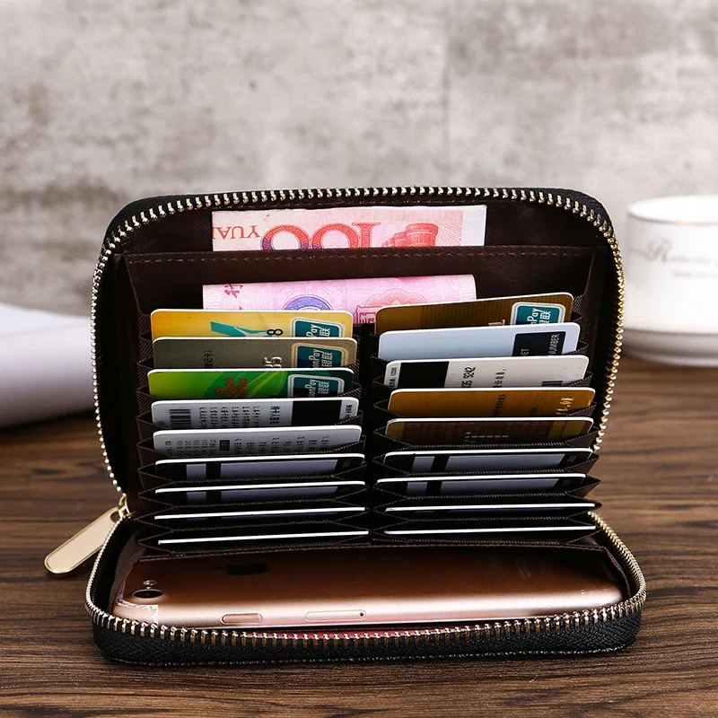 Multi Function Clip Case, Large Capacity Zipper, Hand Holding Certificate, Zero Wallet