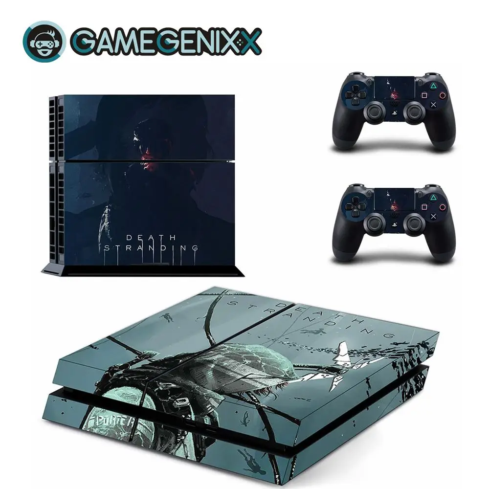 GAMEGENIXX Кожа Наклейка виниловая оберточная крышка полный набор для PS4 консоли и 2 контроллеров-Death Stranding