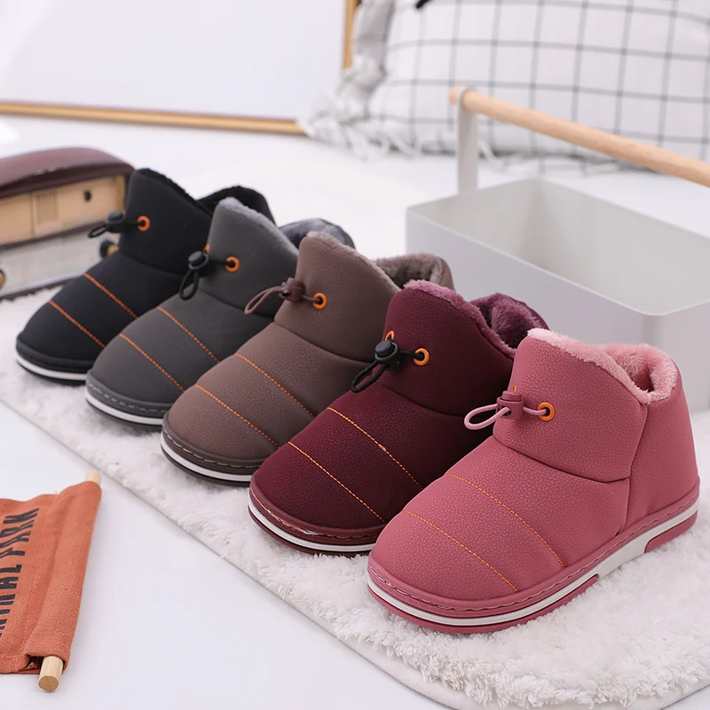 

Children Boots Shoes 2019 New Winter Plush Warm Martin Boys Shoes Fashion Leather Soft Fleece Antislip Girls Boots