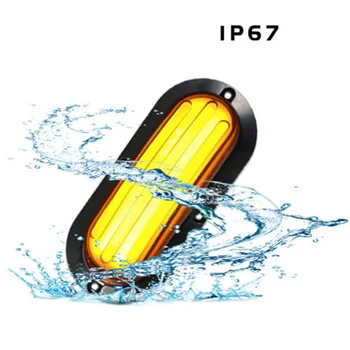 

Dual Color Tail Brake Light Trailer Set 74 LED Turn Signal Replacement
