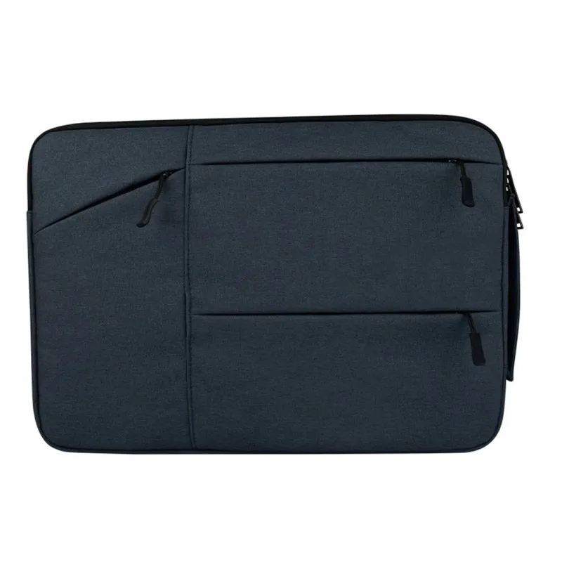 Портативный водонепроницаемый чехол для ноутбука MacBook Pro Air Bag для Xiaomi notebook ударопрочный нейлоновый чехол для ноутбука 11,6/13,3/15,6 - Цвет: Navy Blue