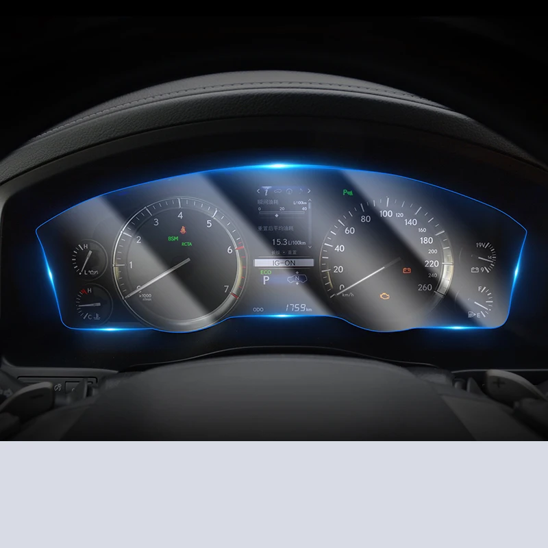 Защитная пленка из ТПУ с защитой от царапин для ЖК-экрана приборной панели стикер