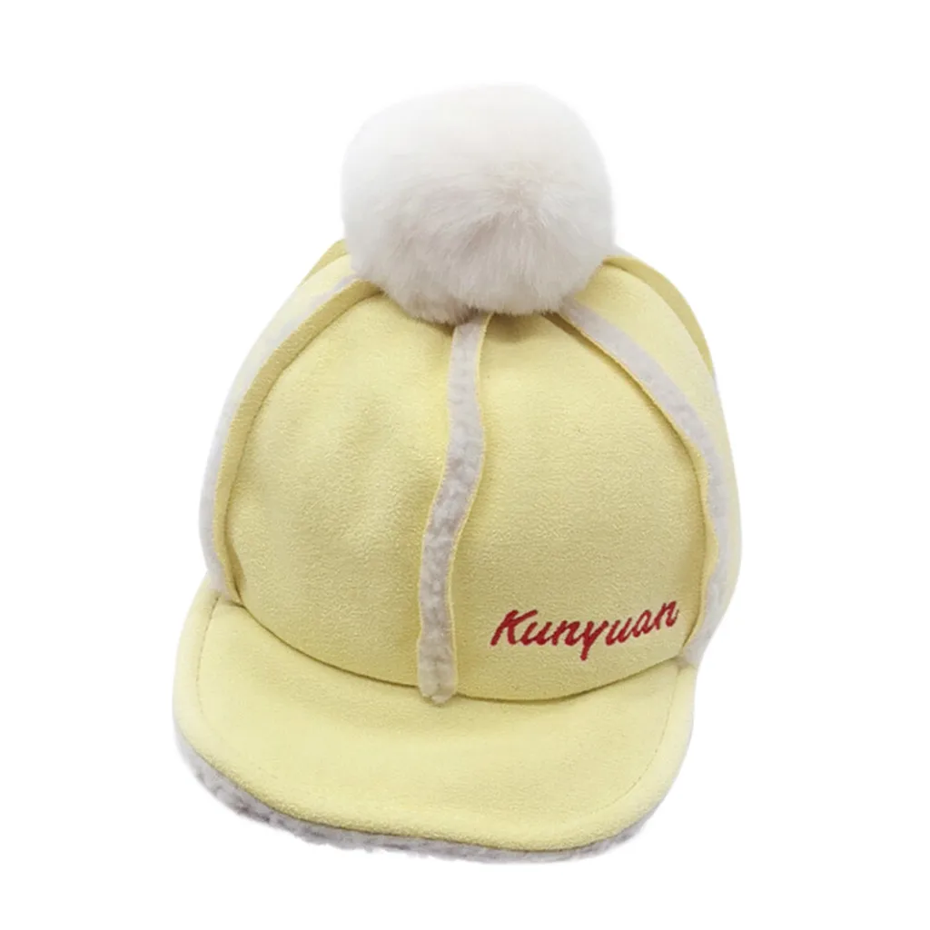 Детская шапка с вышитыми буквами, мягкая Кепка, детские ковбойские бейсболки в стиле ретро, осенне-зимняя теплая Кепка# Y5