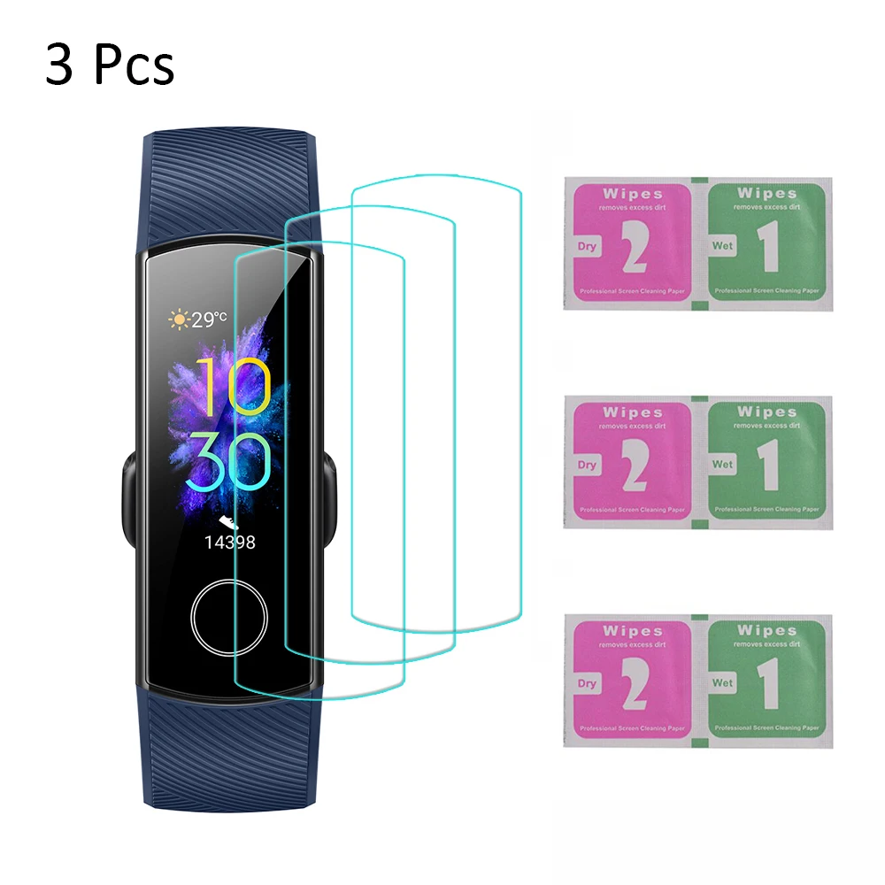 Протектор экрана для оригинального huawei Honor Band 5 Защитная пленка мягкий чехол из ТПУ аксессуары для huawei Honor Band 5