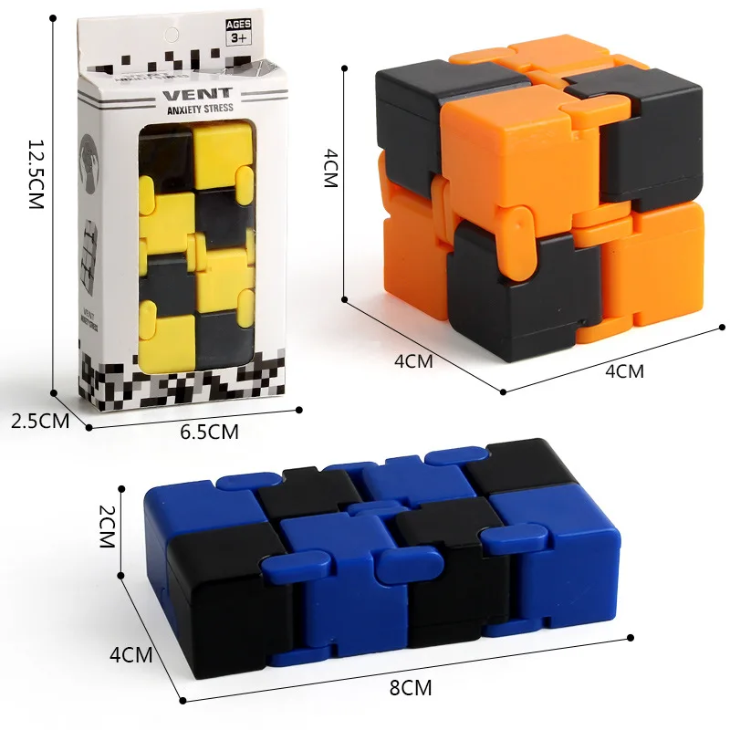 Мини куб Infinity Cube игрушка на палец для повседневного использования тревожность