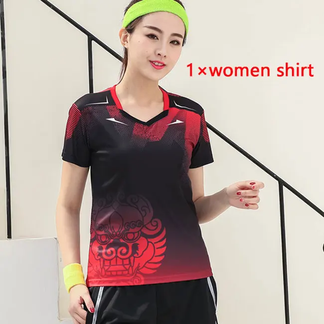 Women shirts 2 Мужская/женская рубашка для волейбола, бадминтона, Джерси, для колледжа, для бега, футболки для тренировок, спортивные рубашки, рубашки для настольного тенниса, спортивная одежда - Цвет: Women shirts 2