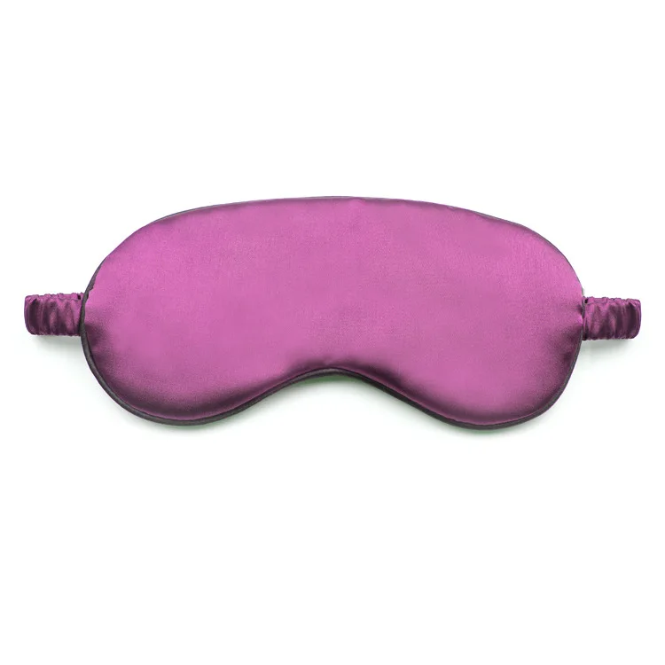 

Silk Eye Mask Customizable Double-Sided Mulberry Silk Solid Color Protection Eye Patch Travel Shading Sleep Eye Patch Manufactur